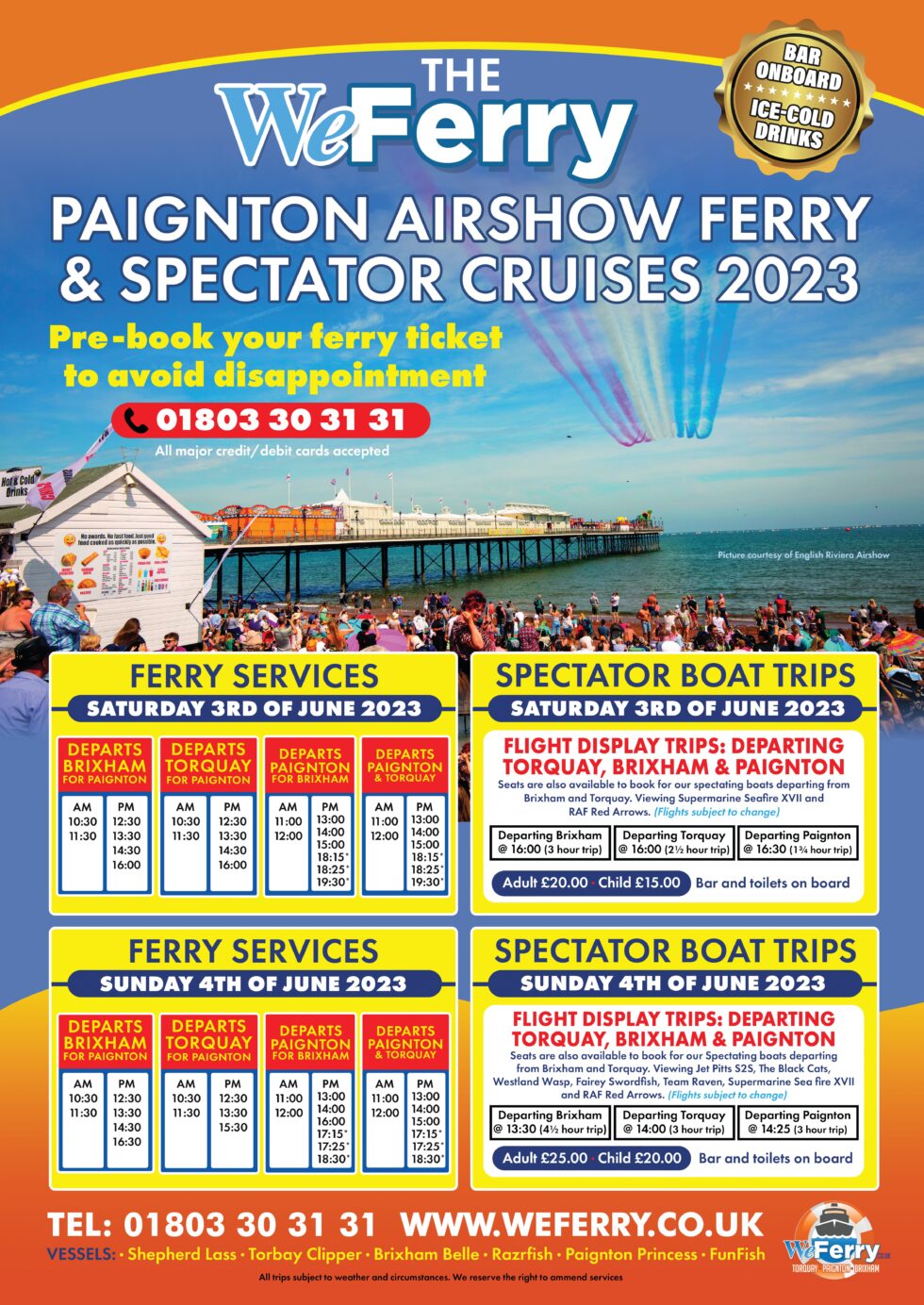 Torbay Airshow Weekend Funfish Trips Sea Fishing Wildlife Cruises